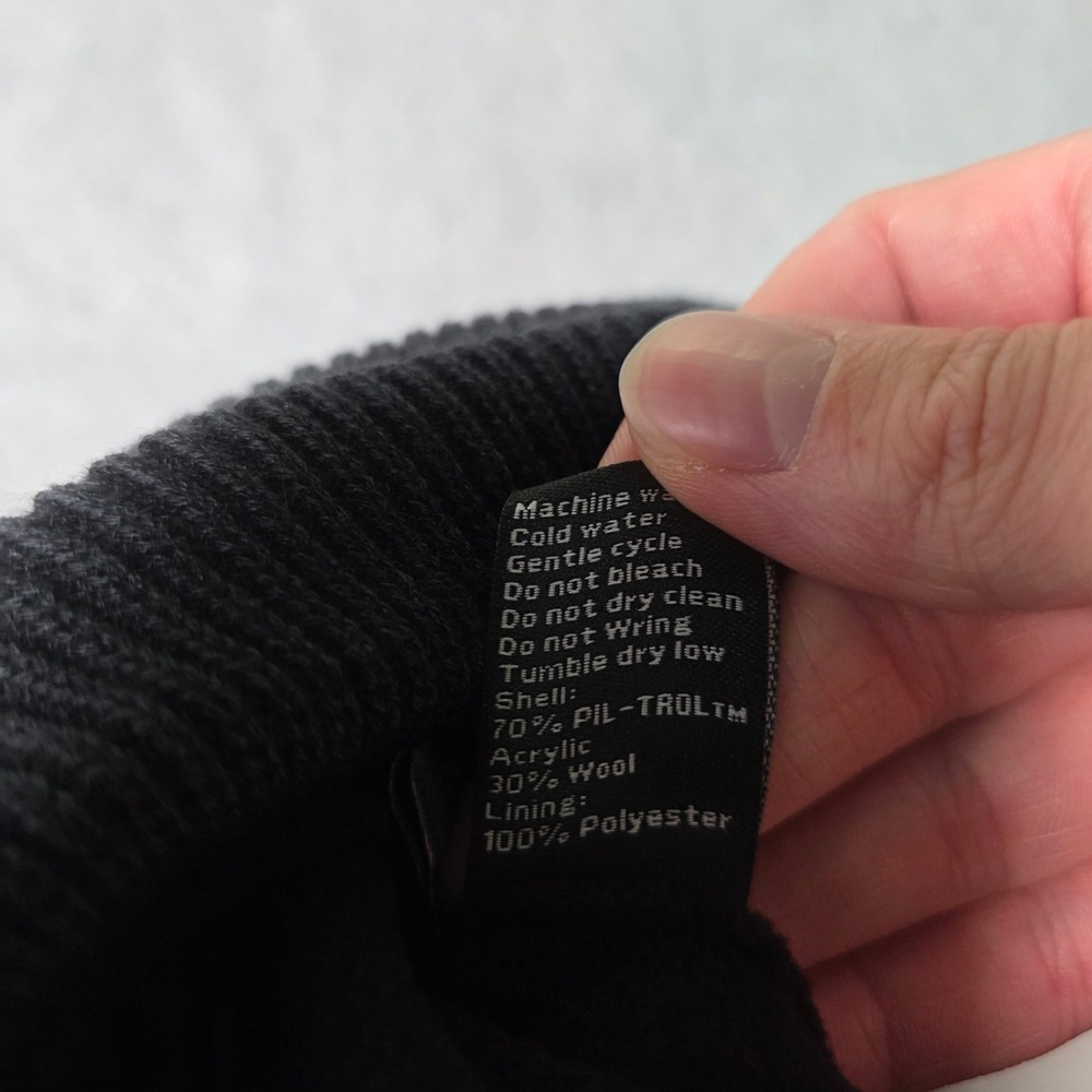 Blauer Unisex OS Watch Cap Dark Navy Blue Lined Wool Blend Knit Beanie 125 - Picture 6 of 7
